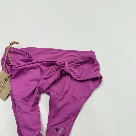 Free People x Toast Signature Cinch Bikini Bottom Size XS Purple Orchid NWT - Picture 3 of 8